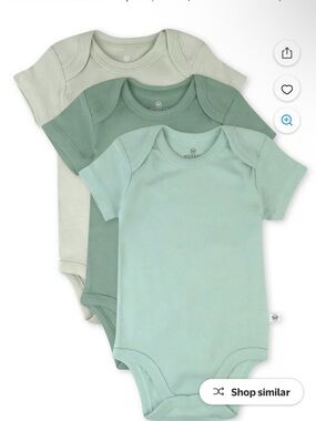 Honest Baby Clothing Boy/Girl Gender Neutral Organic Cotton Short Sleeve Onesies